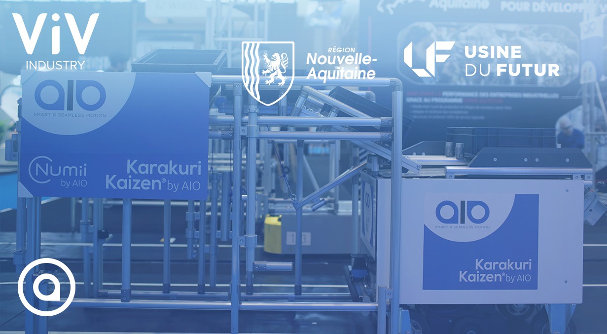 ViV Industry 2019 Nouvelle-Aquitaine with AIO karakuri Kaizen AGV and Shishi Odoshi