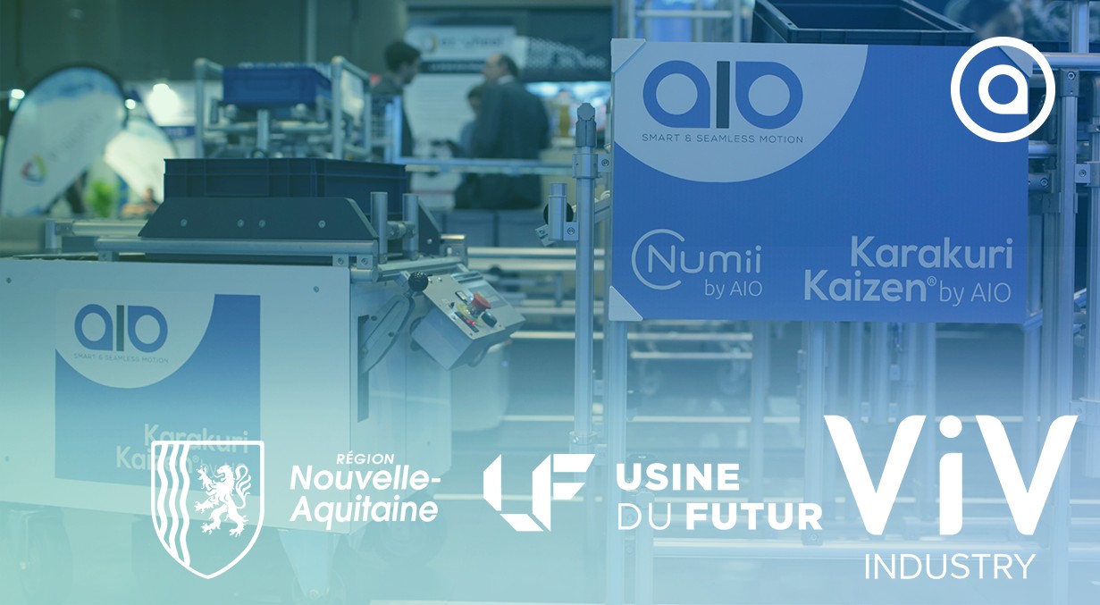 ViV Industry 2019 Nouvelle-Aquitaine with AIO karakuri Kaizen AGV and Shishi Odoshi