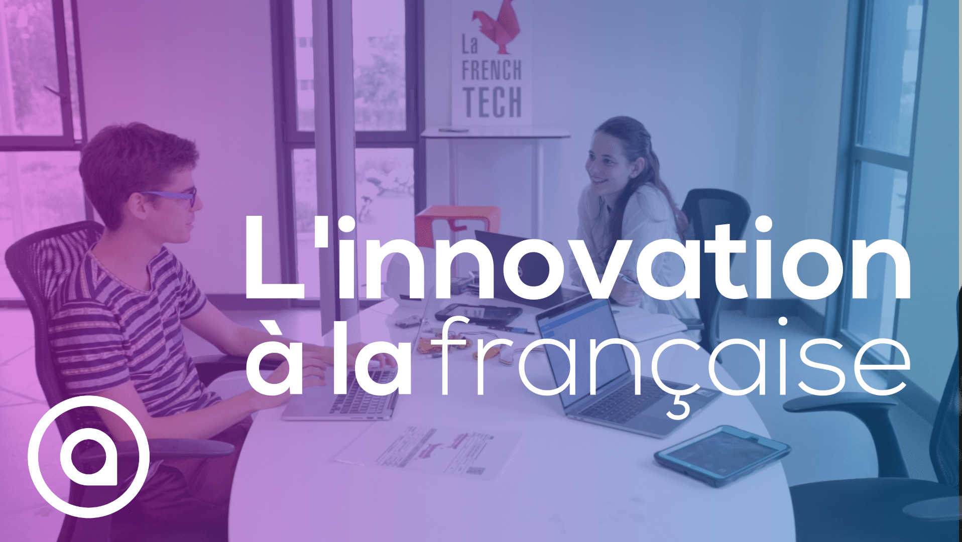 Innovation à la française équipe startup travail projet